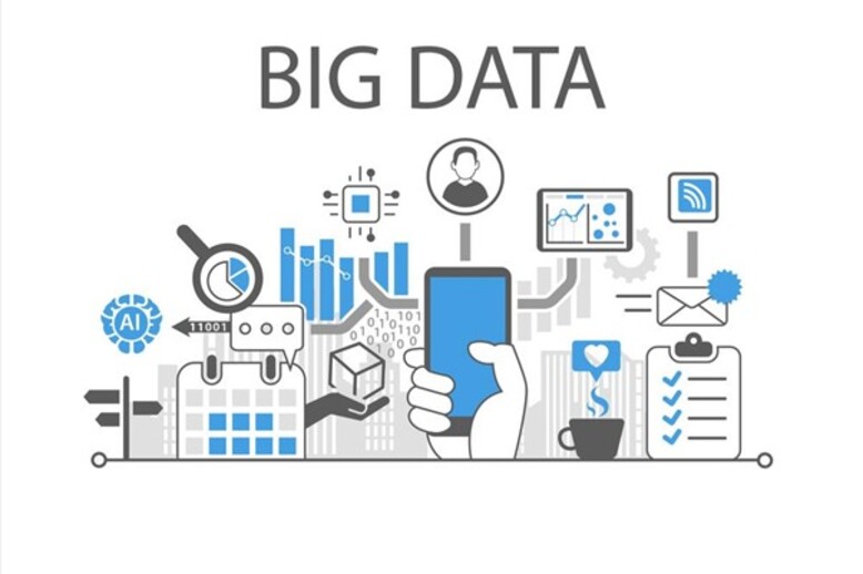 Vários dispositivos integrando o big data